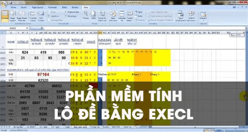 Một vài điểm nhận diện của phần mềm tính lô đề bằng Excel
